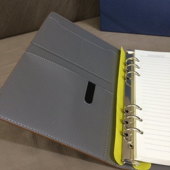 Melsbrinna Planner Date Book Any Year Unused Leather Cover Large 6 Ring - Picture 6 of 6